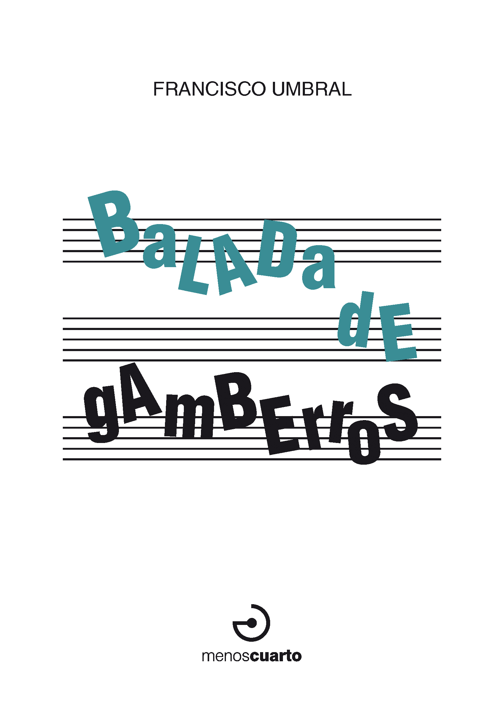 Portada Balada de gamberros