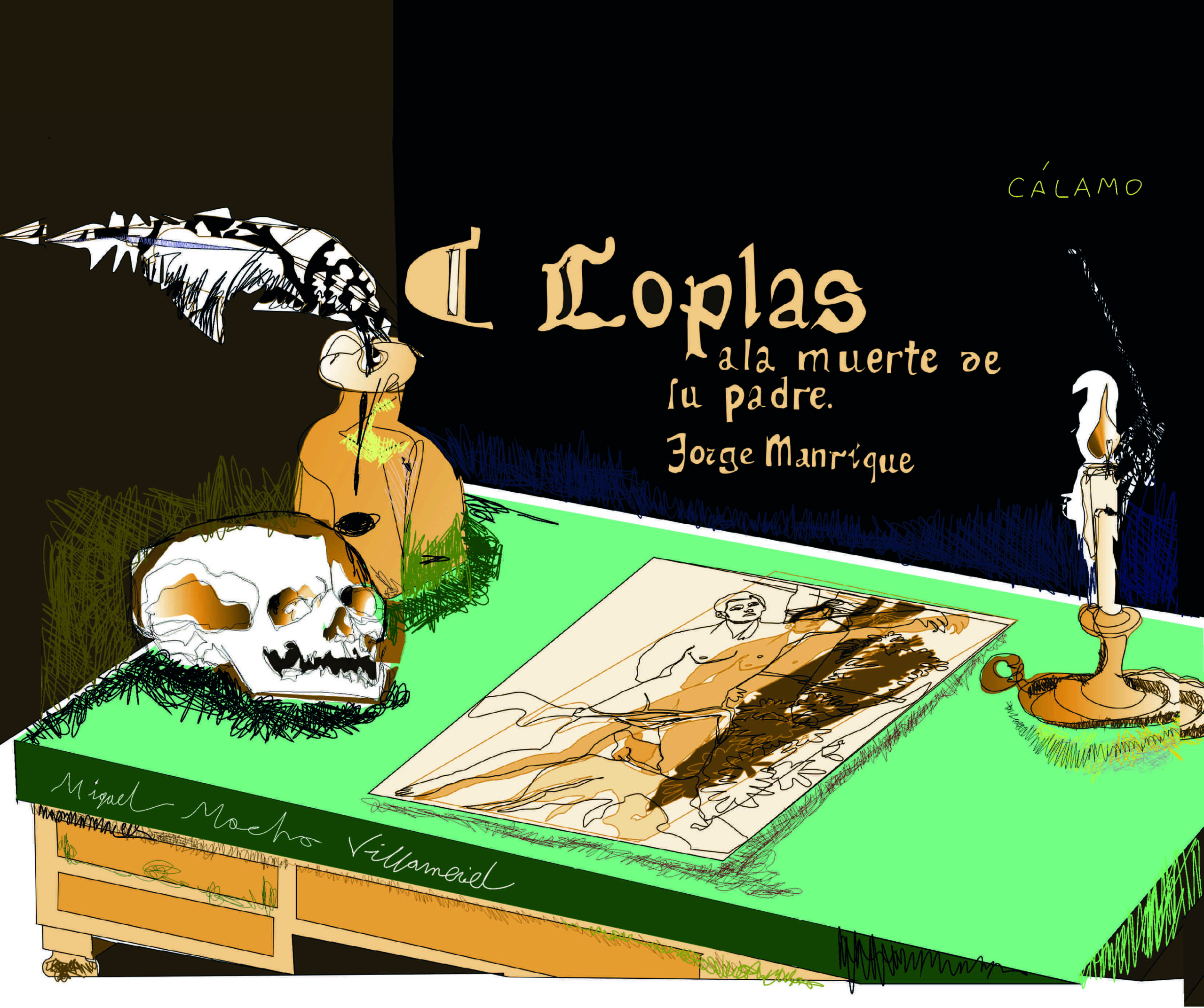 Portada – Coplas a la muerte de su padre