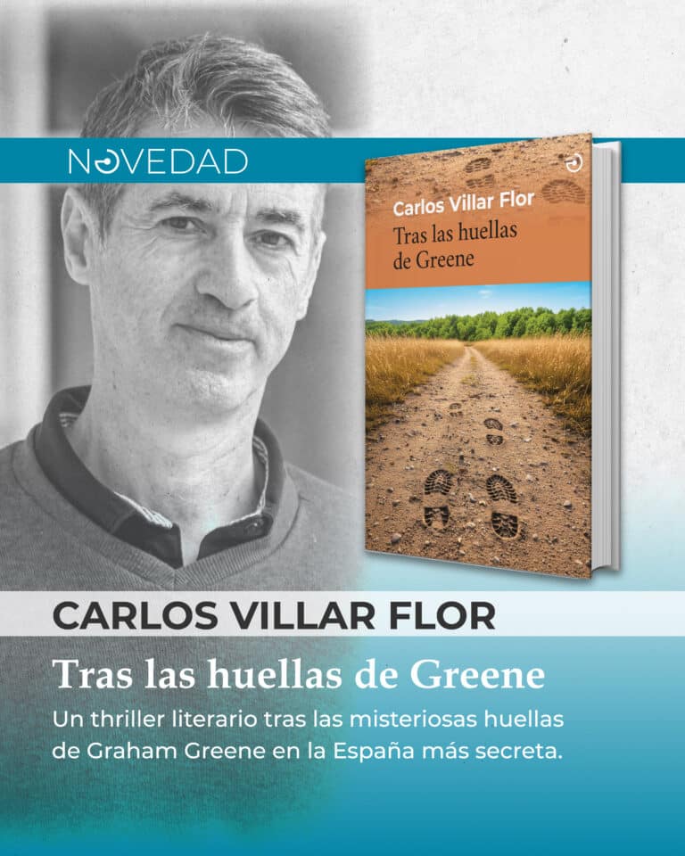 Creatividad para la noticia del libro Tras las huellas de Greene.