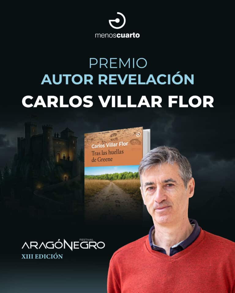 Creatividad para la noticia del Premio Aragón Negro.